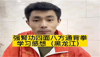 四面八方通背拳遼寧學(xué)員學(xué)習(xí)感想，魏躍賓四面八方通背拳